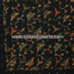 BHA 012 Bahan Hem/rok Tulis colet boketan cemeng AMD