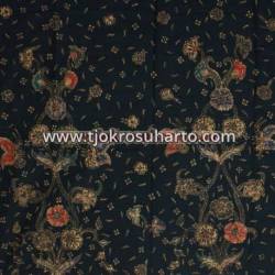 BHA 017 Bahan Hem/rok Tulis colet boketan cemeng AMD