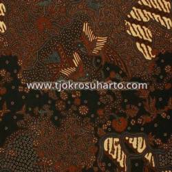 Bahan Hem/rok tulis sogan sekar jagat panjang 225 cm RTI BHA 029