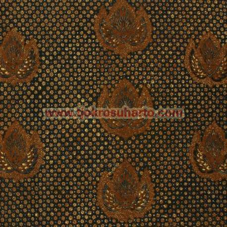 BHA 032 Bahan Hem/rok tulis sogan Truntum Gurdo panjang 225 cm RTI BHA 032