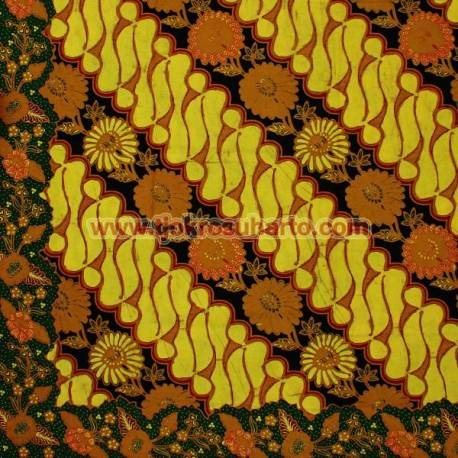 BHA 037 Bahan hem/rok Tulis primisima Sogancolet barong seling boket SSD BHA 037