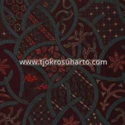BHH 187 Bahan Hem/Rok Katun kombinasi tulis print malam Sk HMA