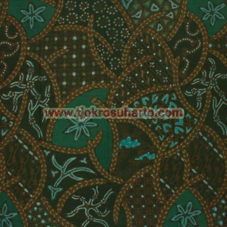 Bahan Hem/Rok Katun kombinasi tulis print malam Sk HMA