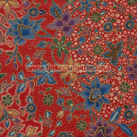 BHR 658 Bahan sarimbit printing Pekalongan Kembangan warna U 217X115 cm CLE
