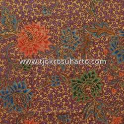 BHR 640 Bahan sarimbit printing Pekalongan Kembangan warna C 217X115 cm CLE