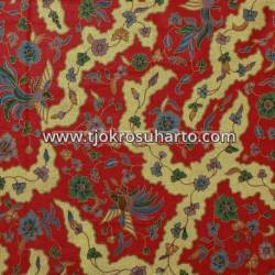 Bahan sarimbit printing Pekalongan Kembangan warna F 217X115 cm CLE