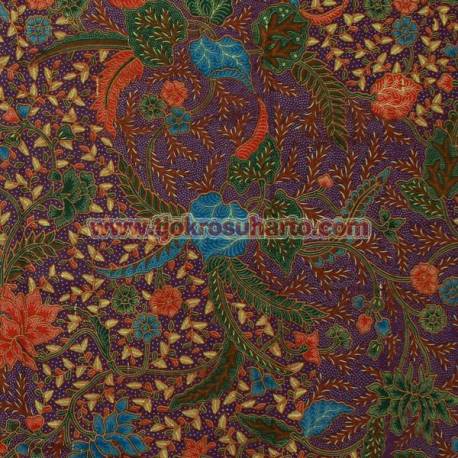 Bahan sarimbit printing Pekalongan Kembangan warna N 217X115 cm CLE