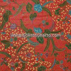 Bahan sarimbit printing Pekalongan Kembangan warna D 217X115 cm CLE