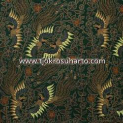 Bahan sarimbit printing Pekalongan Kembangan warna W 217X115 cm CLE