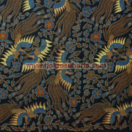 Bahan sarimbit printing Pekalongan Kembangan warna Z 217X115 cm CLE