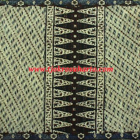 BHG 106 Sarung tumpal sogan Yogya H parang Daun Cantel ANS