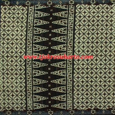 Sarung tumpal sogan Yogya S Kawung Prabu ANS