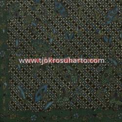 Bahan Hem/rok tulis riningan Colet picis hijau RTI