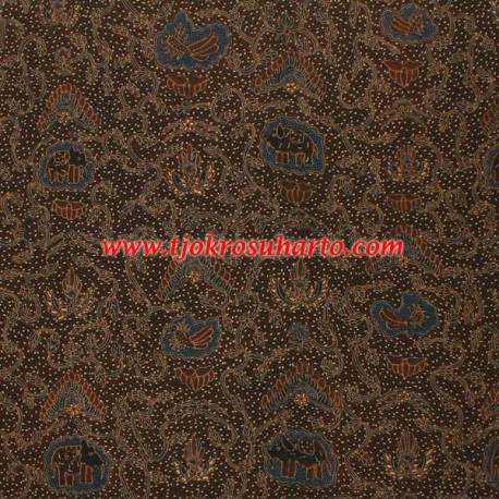 Bahan Hem/rok tulis riningan sogan Gajah Birowo RTI