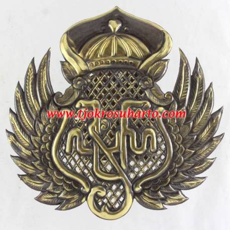Lampu HB Dinding Kerawang Kuningan 30 cm BGY