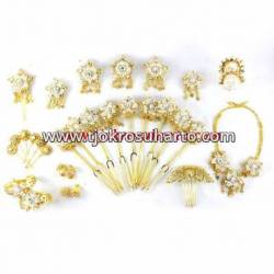 Set Perhiasan Manten bunga Jambu silih asih BNG