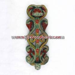 Tempat Keris Dinding lung atas bunga 14x39 cm cth 036 SPD
