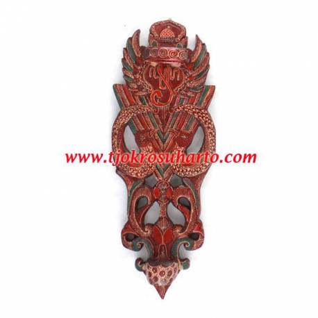 CTB 067 Tempat Keris Dinding burung atas 16,5x43 cm HB cth 038 SPD
