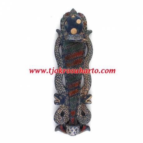 CTB 068 Tempat Keris Dinding nogo atas pakubuwono 14x46 cm cth 039 SPD
