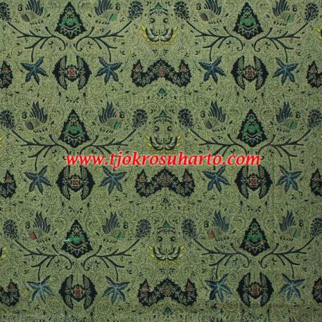 Bahan sarimbit Kombinari Sogan colet lawasan Wahyu Ukel 2,4 m HSN