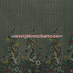 BHR 742 Bahan sarimbit Kombinari Sogan colet lawasan Kambil secukil tumpal cendrawasih 2,4 m HSN