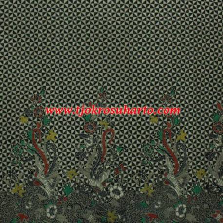 BHR 742 Bahan sarimbit Kombinari Sogan colet lawasan Kambil secukil tumpal cendrawasih 2,4 m HSN