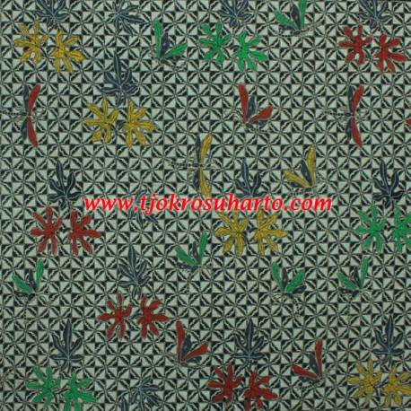 Bahan sarimbit Kombinari Sogan colet lawasan Slobok ceplok kupu 2,4 m HSN