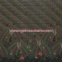 BHR 746 Bahan sarimbit Kombinari Sogan colet lawasan Parang Kotak tumpal cendrawasih 2,4 m HSN