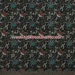 Bahan sarimbit Kombinari Sogan colet lawasanLung kembang cemeng  2,4 m HSN