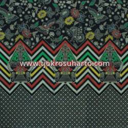 Bahan sarimbit Kombinari Sogan colet lawasan Gunungan tumpal jeruk 2,4 m HSN