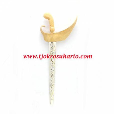 Keris Ladrang Solo Bintaos Nogo muthuk Tatah kerawang perak