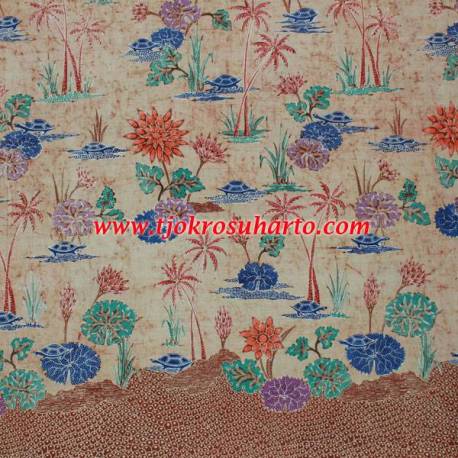 Bahan Hem/rok printing warna remukan