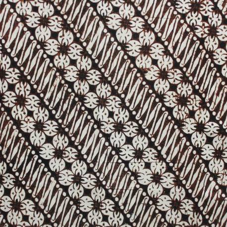 BCP 395 Batik Yogya Cap  Petilan kawung prabu seling centung BTN