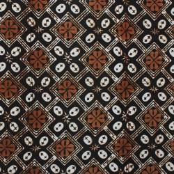 BCP 612 Batik Yogya Cap Petilan kawung hitam ceplok kotak BTN