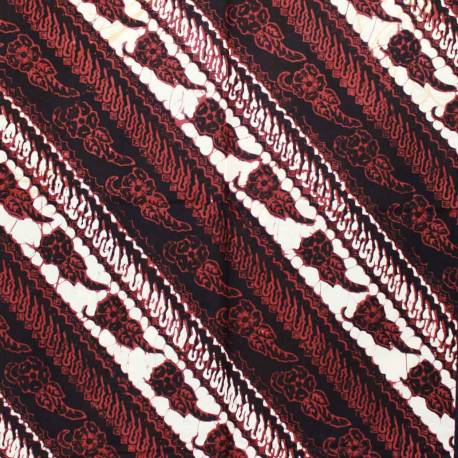 BCP 563 Batik Yogya Cap Petilan Parang Cantel seling kembang BTN