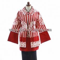 Blouse Batik Cap Yogya Krah 3 BTN