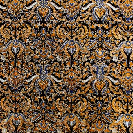 BBR 294 Batik Kombinasi Jogja Motif Pisang bali kecil cemeng Rining SMT