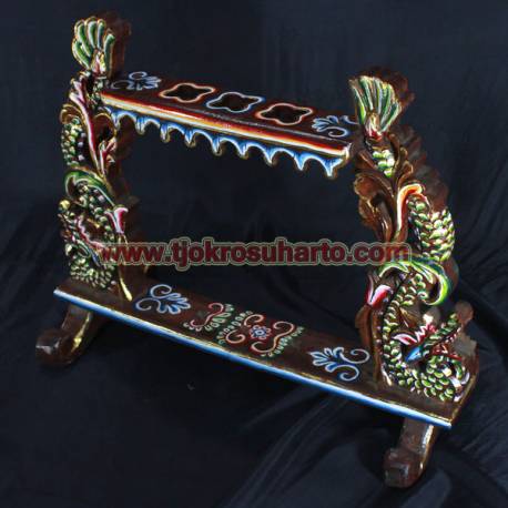 CTP 098 Standart Keris Grenjeng Hijau Nogo sirip Isi  3 CTP 079 25x52x58 cm WYM