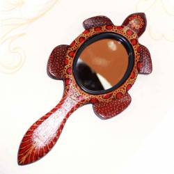 LBA 071 Cermin batik C0007 kura2 tangkai S ZNL