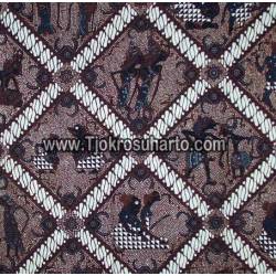 BAP 343 Batik Jogja Tulis Motif Kotak Wayang