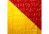 DKP 004 Bahan Alas-alasan Selendang Jumputan Prodo Merah Kuning SRL X