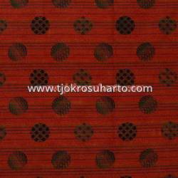 BHT 220 Kain tenun lurik batik bola Orange HGG