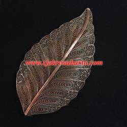 EPT 373 Bros trap tembaga daun menir 12x6 cm (6) SYT
