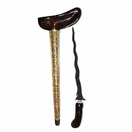 CSN 004 Keris Gayaman Yogya Sonokeling Slorok Kerawang Silih Asih