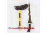 Keris Gayaman Yogya Sonokeling kecil nogo siluman blewah combong 2 emas batu