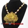 EPK 117 Kalung Mutiara jambon liontin jantung emas 46 cm YNN (7)