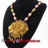 EPK 121 Kalung Mutiara Jambon liontin segi 8 emas 46 cm YNN (11)