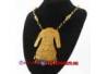 EPK 135 Kalung Mutiara hitam liontin baju lengan panjang emas 46 cm YNN (20a)