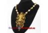 Kalung Mutiara jambon liontin pintu aceh emas 46 cm YNN (14)