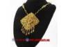 EPK 128 Kalung Mutiara hitam liontin segi 4 emas 46 cm YNN (18)